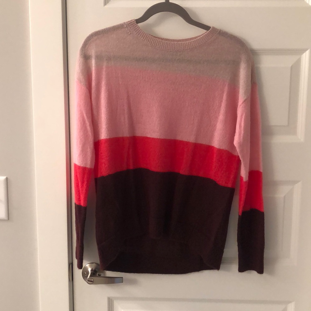 Loft Striped Knit Sweater